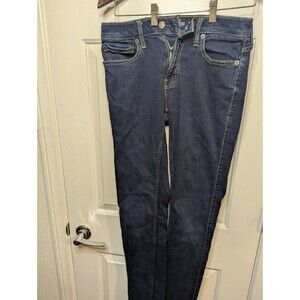 Hollister Jeans Womens Size 30x36 Super Skinny Stretch Dark Blue Pants